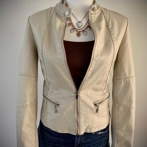 Black Rivet faux leather jacket size XS